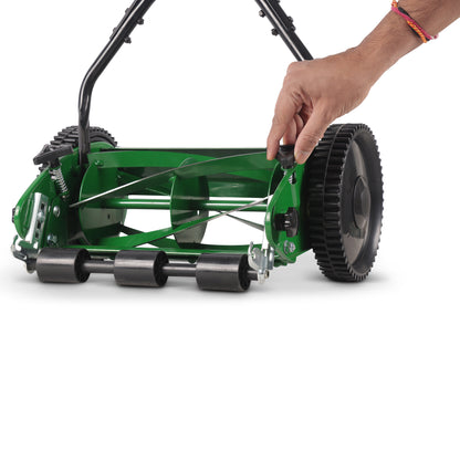 12" Manual Lawn Mower (Green)