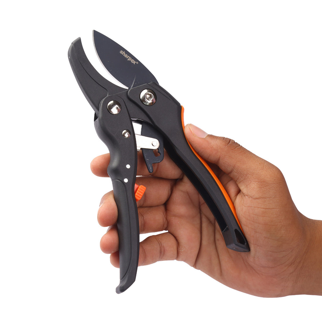 Professional Ratchet Pruning Shears – Anvil Type