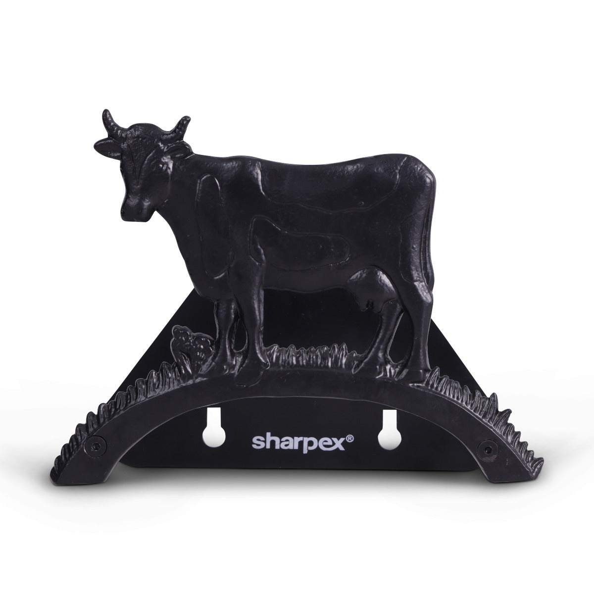 Sharpex DIY Hose Hanger for Garden Pipe | Decorative Wall Mounted Garden Pipe Holder for Hotel, Backyard, Garden, and Indoor - Outdoor | Heavy Duty Metal Portable Hose Pipe Holder Only (HOS-BL-024)