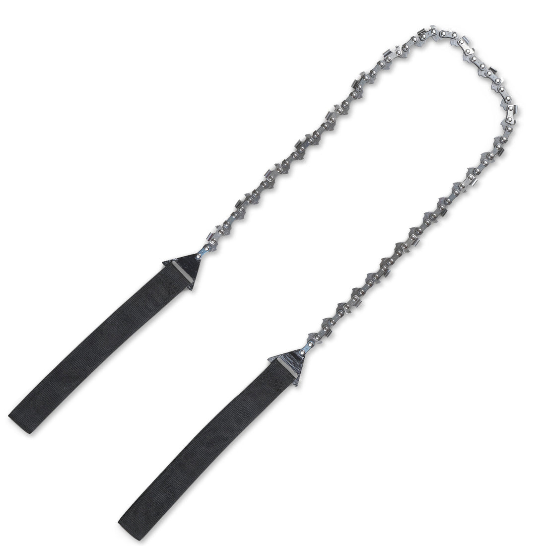 Sharpex 40" Pocket Chainsaw Cutter with Grips | 3x Faster with 68Cm Long Heavy-Duty Steel Chain Folding Pull Saw | Manual Hand Saw Portable for Cutting Branches, Outdoor Survival Gear Camping Gadget