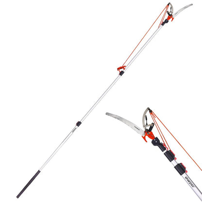 Sharpex 11 feet 3 Stage Telescopic Long Cutter for Tree Pruning
