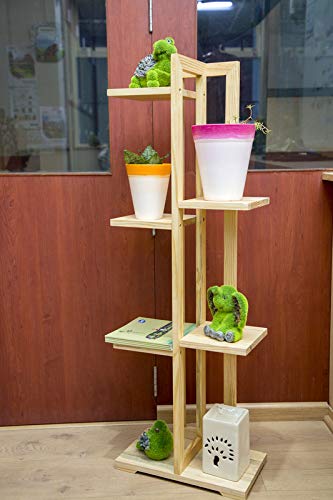 7 Stages Plant Stand - Brown (STN-BR-024)