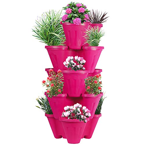 Garden Stacking Flower Pot( POT-PK-007 )