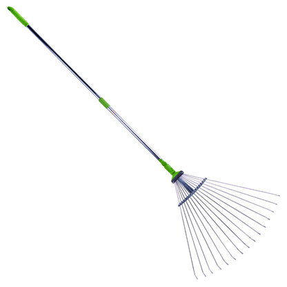 Adjustable Rake - Telescopic Handle - Pack of 2 (Green)