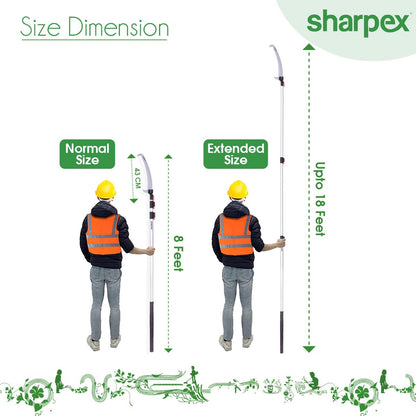 Sharpex 18 Ft Manual Pole Saw with Blade