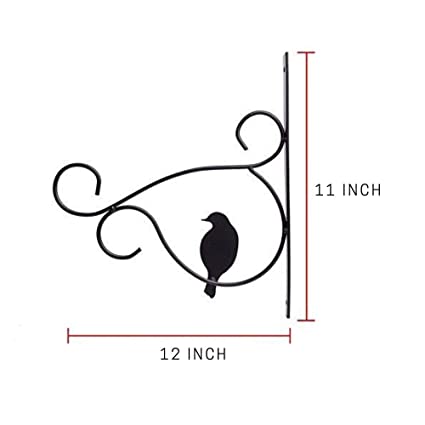 Metal Wall Bracket - Black  (BRK-BL-019)