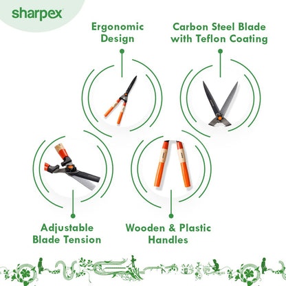 Hedge Shear with Wood &amp; Plastic Handle