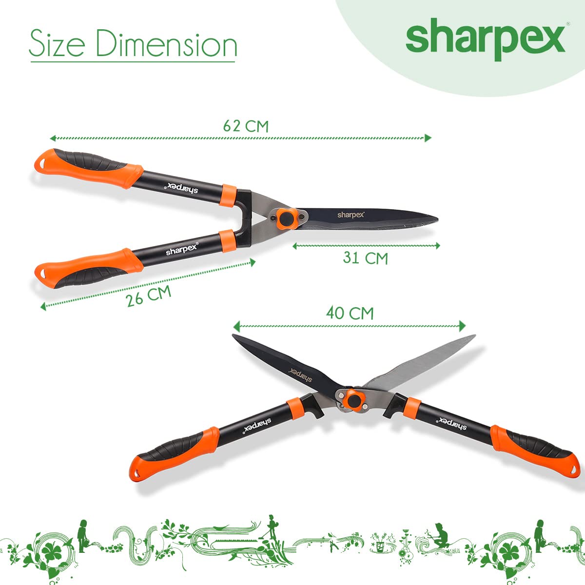 Hedge Shear with Aluminium Handles