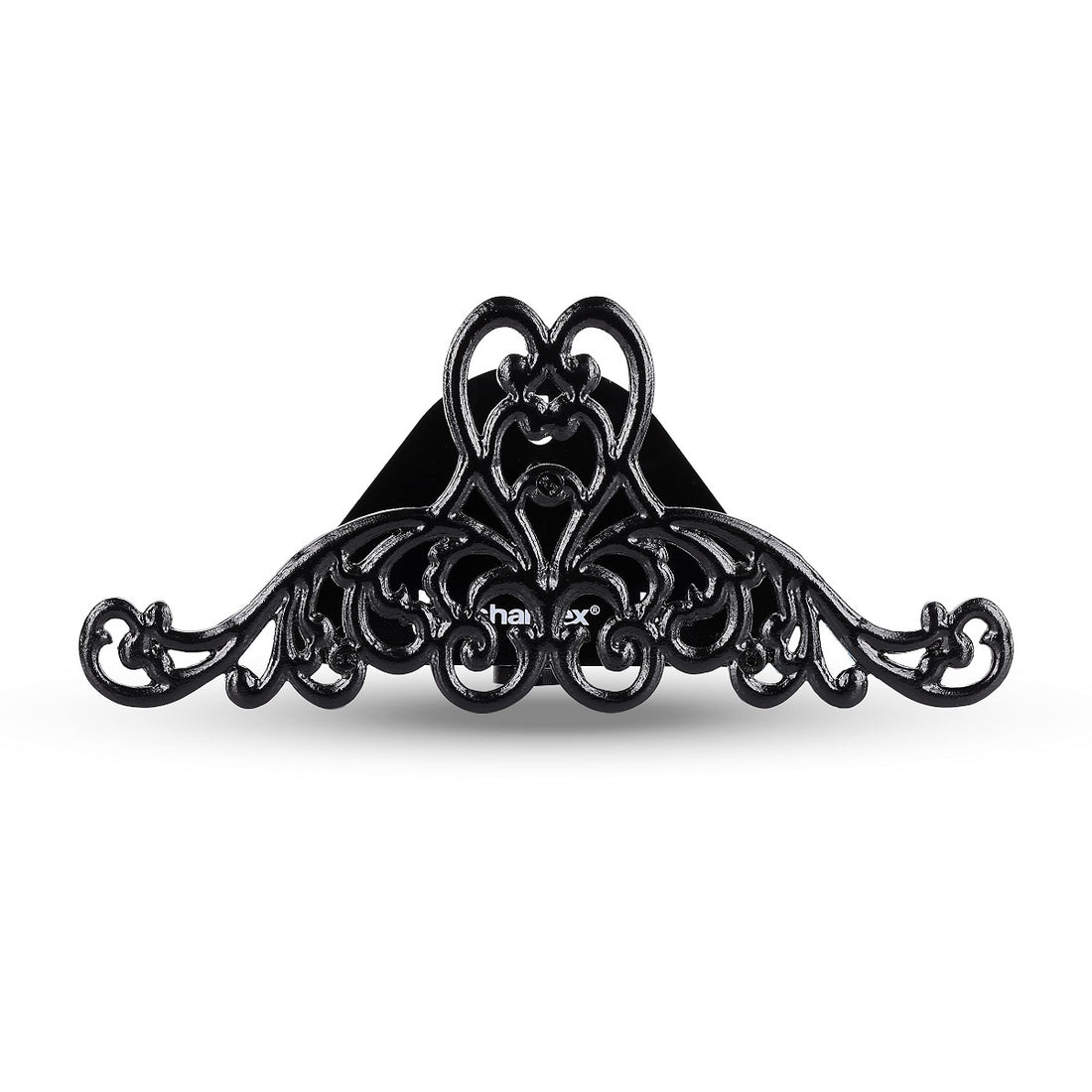 DIY Ornamental Garden Hose Hanger - Heavy Duty Portable Irrigation Hose Hanger Only - Wall Mounted Watering Hose Holders (Black,HOS-BL-015)