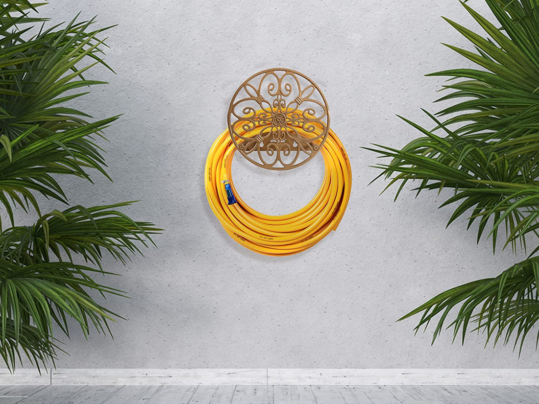 Wall Mount Hose Hanger - Gold (HOS-GL-008)