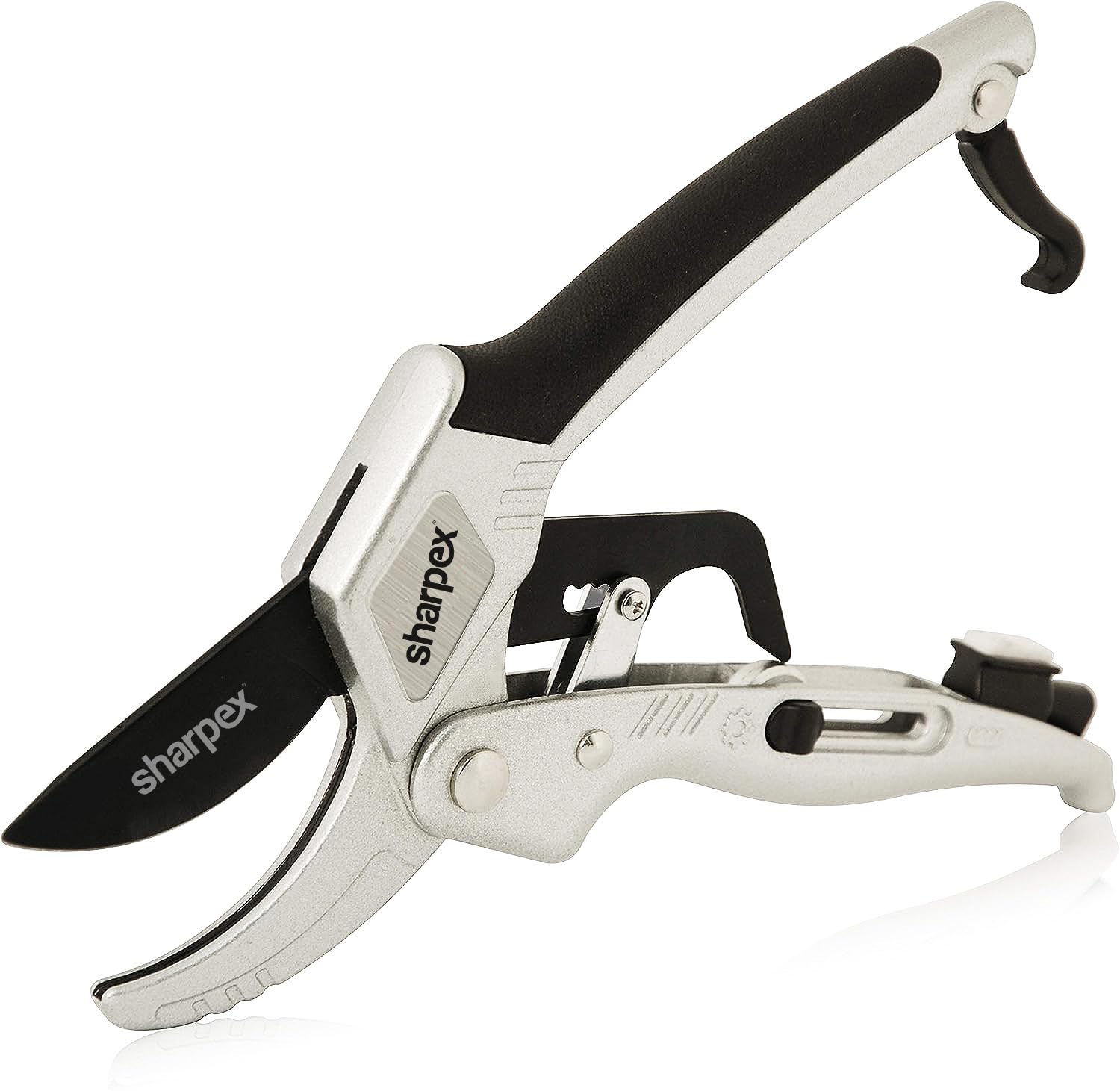 Professional Ratchet Garden Pruning Shears (Alum. Handles) - Anvil Type