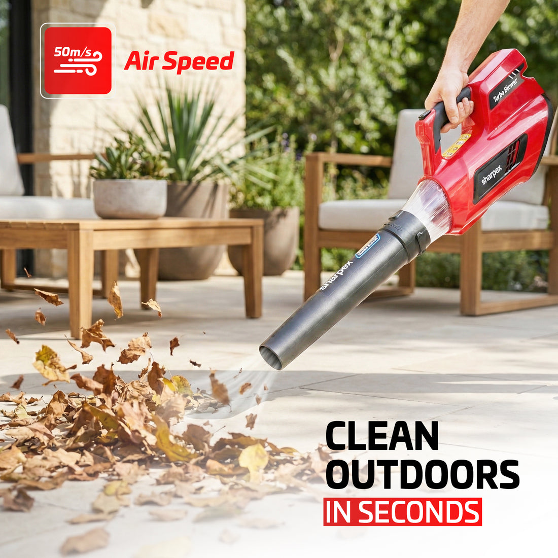 Cordless Leaf Blower 40V - Battery Operated