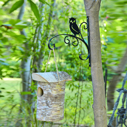 Bracket Owl Shape - Black  (BRK-BL-004)