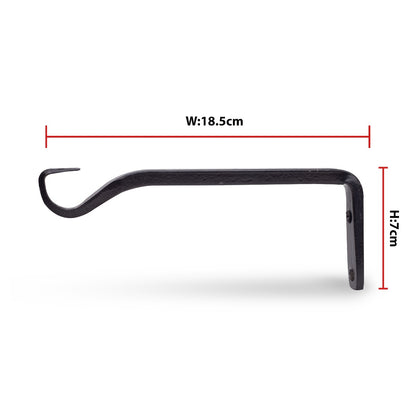 Metal Wall Bracket - Black  (BRK-BL-018)
