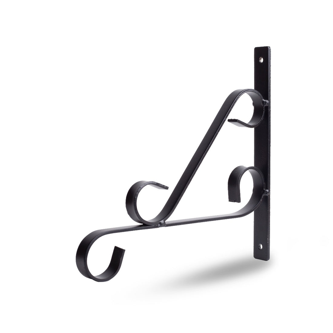 Metal Wall Bracket - Black- 4 PC  (CO4-BRK-BL-016)