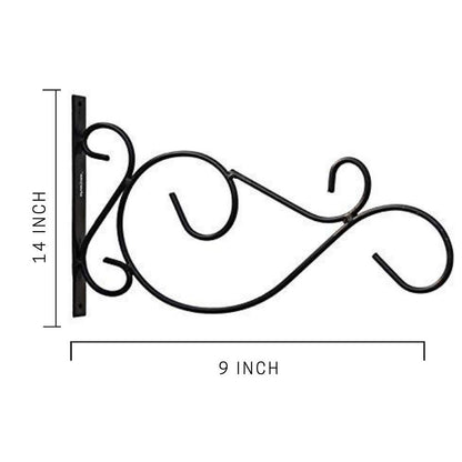 Metal Wall Bracket - Black  (BRK-BL-010)