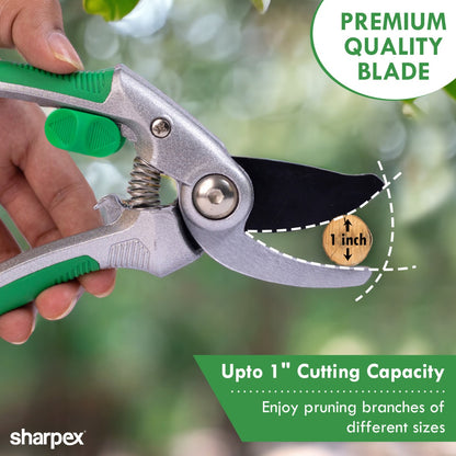Heavy-Duty Bypass Professional Pruning Shears