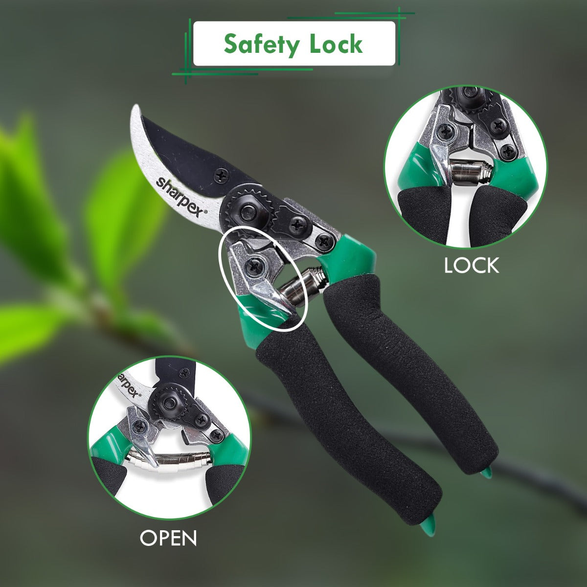 Heavy Duty Pruning Shears Bypass Secateurs