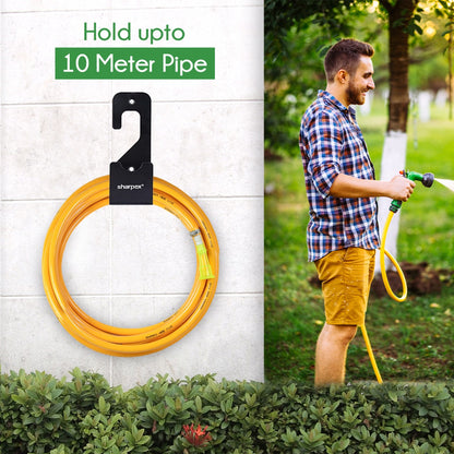 Sharpex DIY Wall Mount Watering Hose Holders, Designer Style Antique Hose Hanger for Garden, Hotel, Backyard and Outdoor Wall Mount Hose Hanger Only