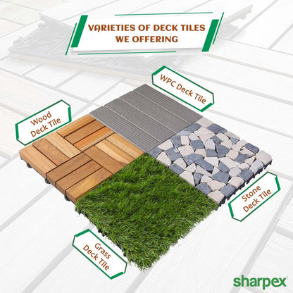 WPC Deck Tiles (TIL-GY-010)