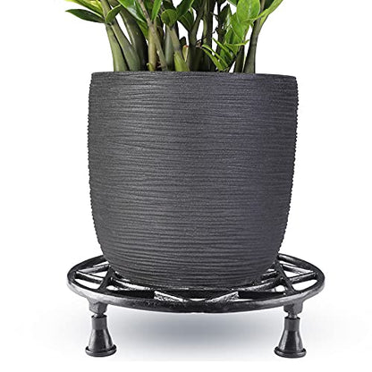 Metal Pot Stand -Black-Set of 1(STN-PLS-BL-08)