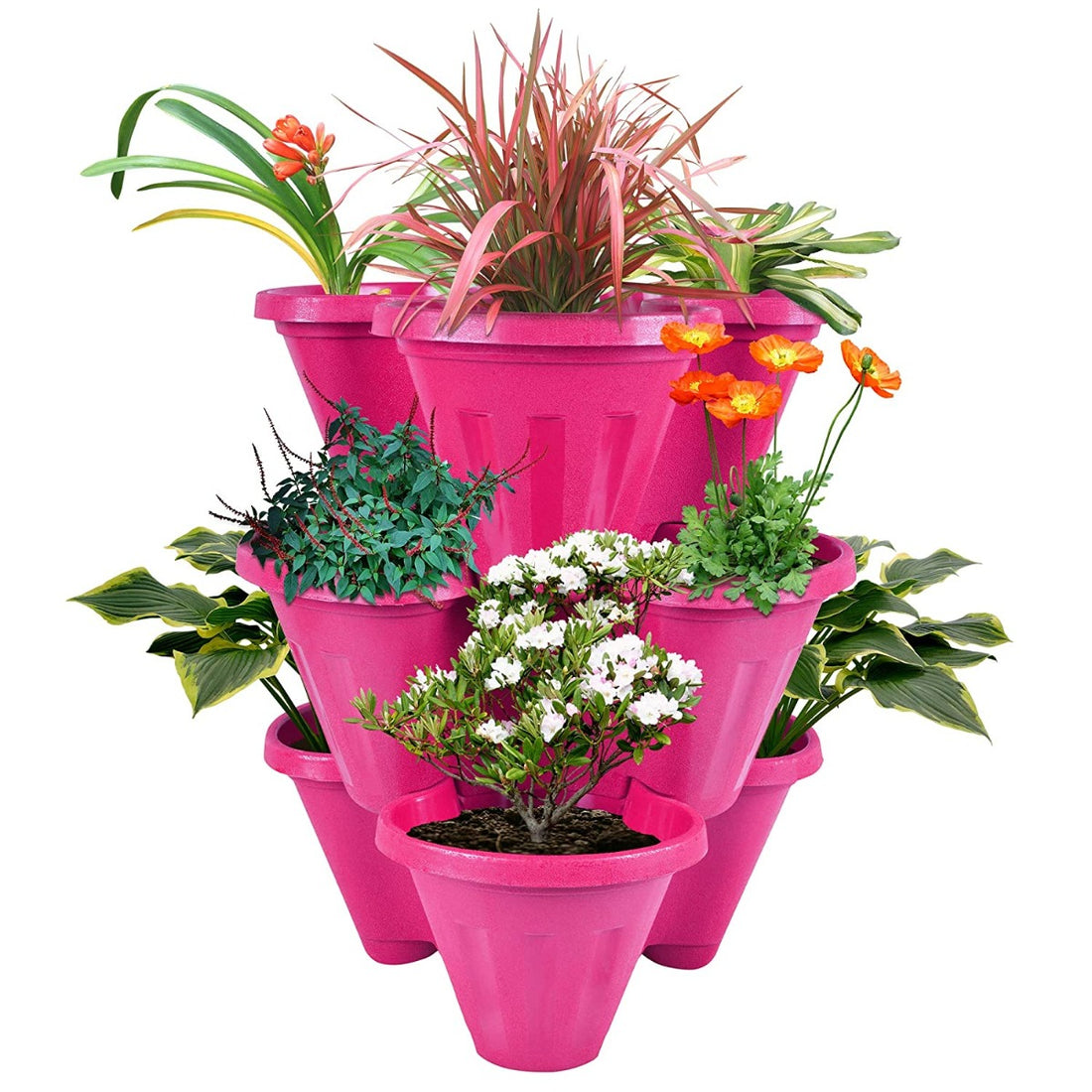 Garden Stacking Flower Pot( POT-PI-032_1 )