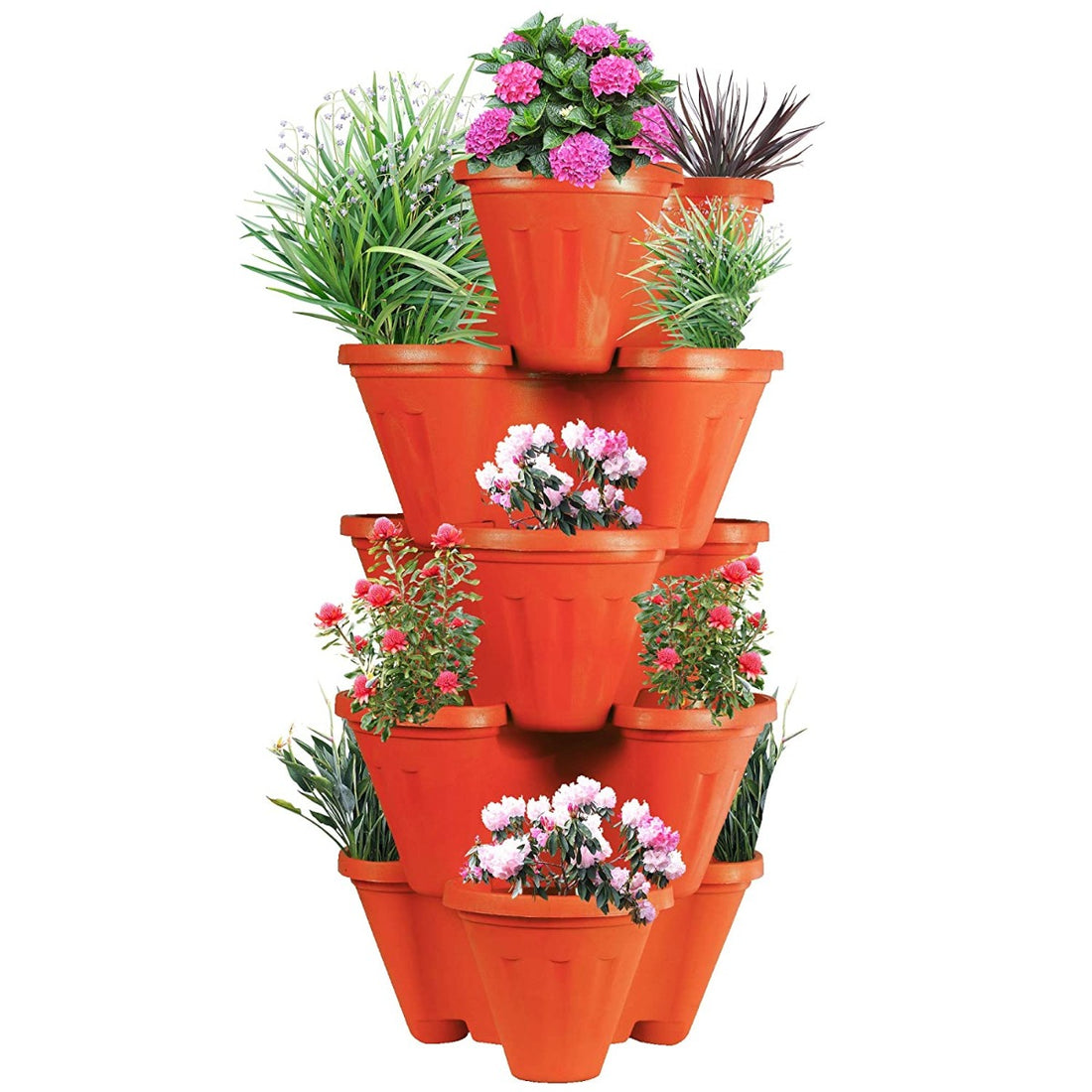 Garden Stacking Flower Pot( POT-TR-025 )