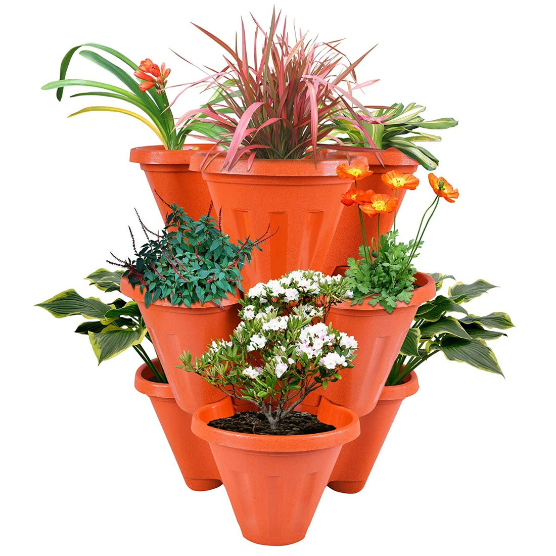 Garden Stacking Flower Pot( POT-TR-029 )