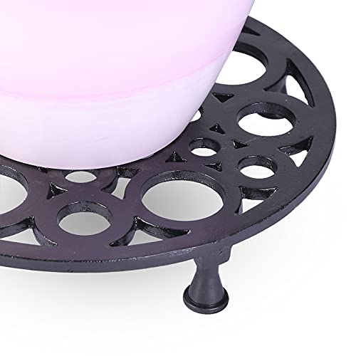 Metal Pot Stand -Black-Set of 1(STN-PLS-BL-18_1)