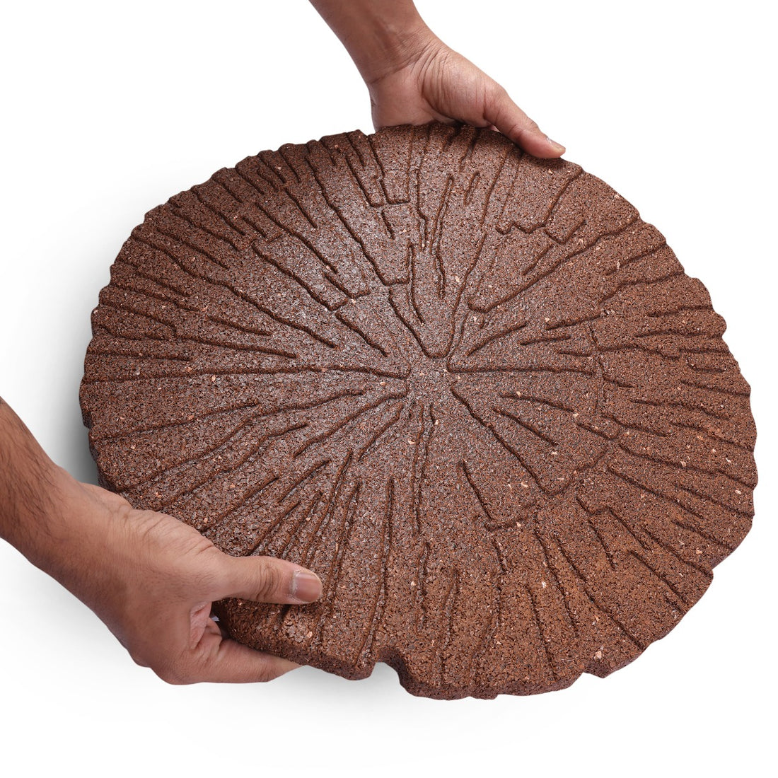 Sharpex Stepping Stones for Garden Cracked Log Brown Design  Decorative Walkway for Outdoor Pathway, Lawn, Yard, Home, Landscaping Perfect Personalized Stepping Stones for Outdoor Pathway(SS-CL-B-007)