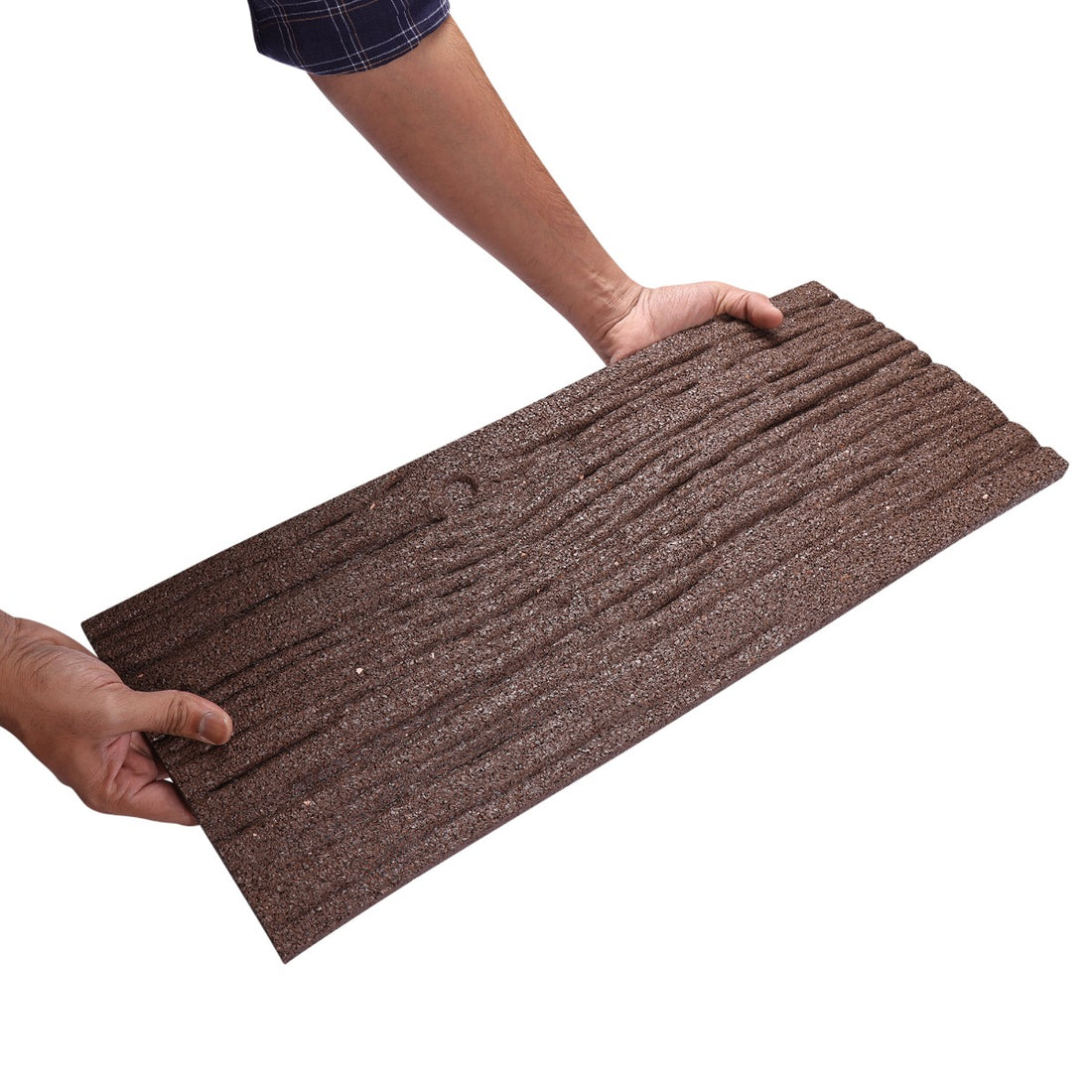 Sharpex Stepping Stones for Garden Rectangle Brown Design  Decorative Walkway for Outdoor Pathway, Lawn, Yard, Home, Landscaping Perfect Personalized Stepping Stones for Outdoor Pathway(SS-R-B-008)