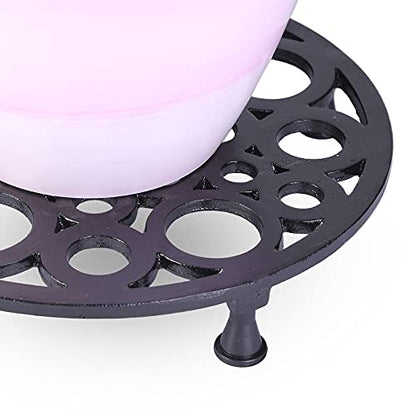 Metal Pot Stand-Black-Set of 4-(CO4-STN-PLS-BL-18)