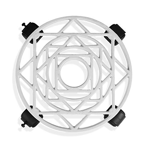 Metal Trolley - White - Set of 2 (CO-TRL-WH-008)