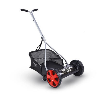 16 inch Manual Lawn Mower (Red)