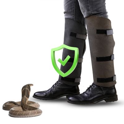 Sharpex Snake Gaiters, Durable Snake Leg Guards for Men & Women | Waterproof Snake Bite Protection for Lower Legs | Adjustable Snake Proof Gaiters for Hiking and Farm Working