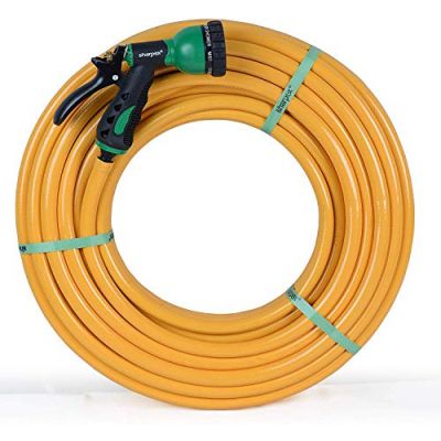 20 MT Hose Pipe 8 Patterns Nozzle - Yellow (CO-HOSE-YL-003)