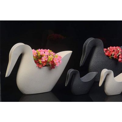 Duck Shape Flower Pot - Beige (POT-BE-018)