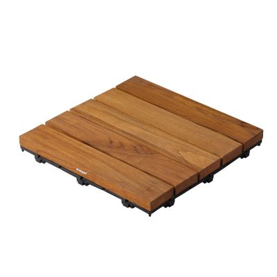 Teak Wood Deck Tiles - Brown (TIL-BR-003)