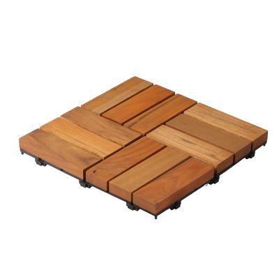 Teak Wood Deck Tiles - Brown (TIL-BR-004)