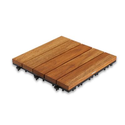  Teak Wood Deck Tiles - Brown (TIL-BR-018)