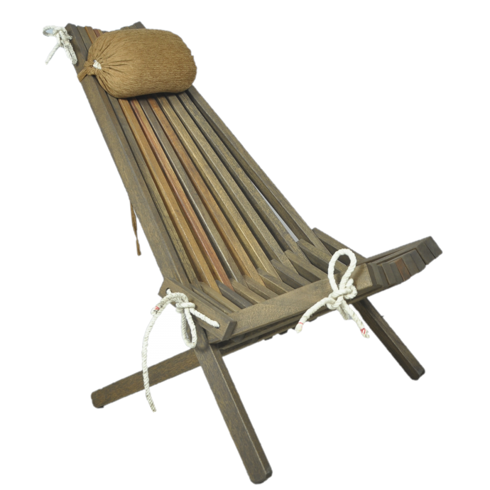 Sharpex Folding Wooden Outdoor Chair Foldable Low