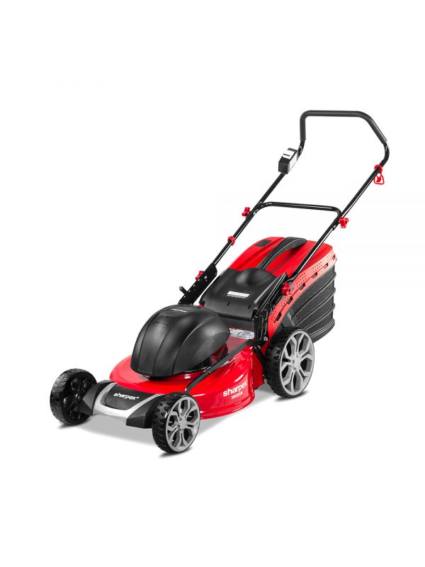 Sharpex Electric Lawn Mower | Folding Handle and Detachable Collection